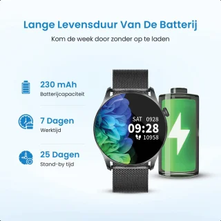 AVALUE Smartwatch Dames Horloge met Extra Bandje
