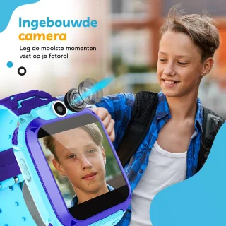 AyeKids Kinder Smartwatch Blauw inclusief Simkaart