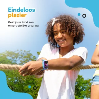 AyeKids Kinder Smartwatch Blauw inclusief Simkaart