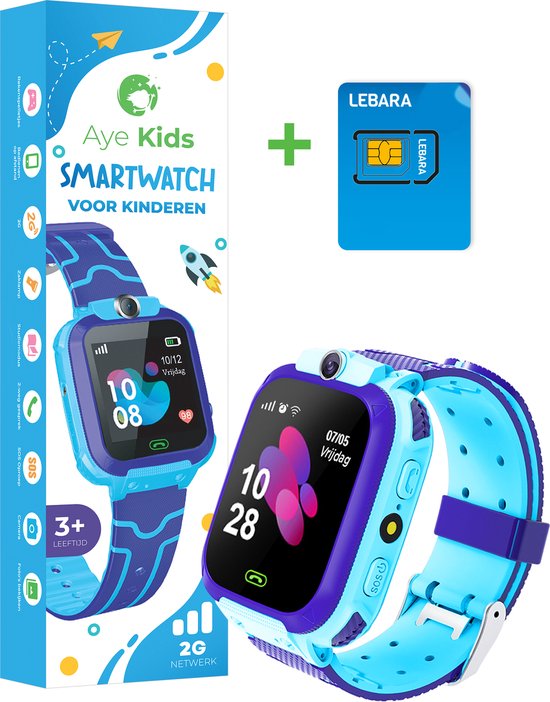 AyeKids Kinder Smartwatch Blauw inclusief Simkaart review