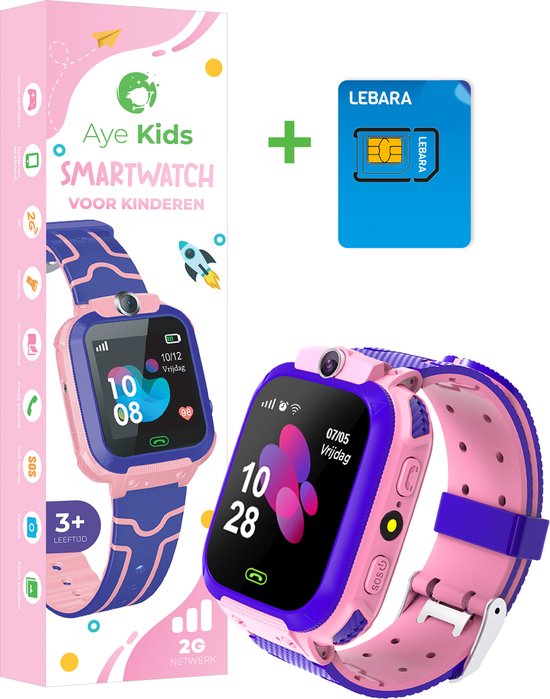 AyeKids Kinder Smartwatch Roze inclusief Simkaart review