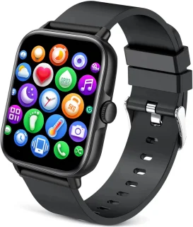 AyeWay Smartwatch Zwart Heren & Dames