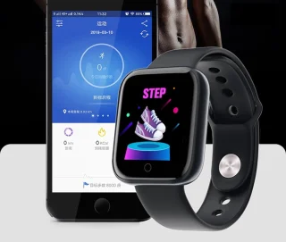 Belesy Base Smartwatch 1,3 inch Zilver Zwart