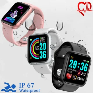 Belesy Base Smartwatch 1,3 inch Zilver Zwart
