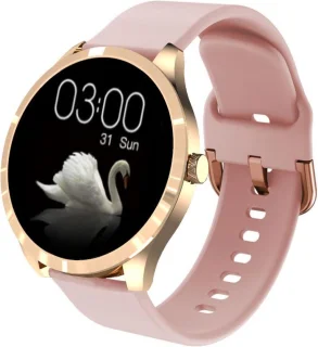 Belesy BQSiRgPk 2022 Smartwatch Unisex Goud Siliconen