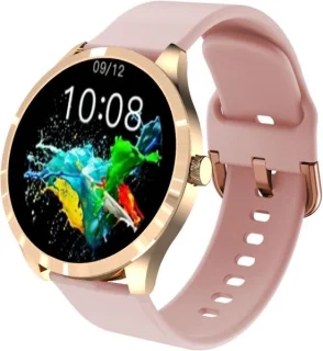 Belesy BQSiRgPk 2022 Smartwatch Unisex Goud Siliconen