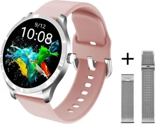 Belesy BQSiRgPk Pro Smartwatch Dames & Heren Zilver