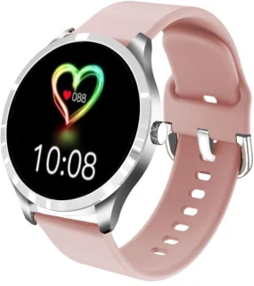 Belesy BQSiRgPk Pro Smartwatch Zilver Siliconen & Milanees