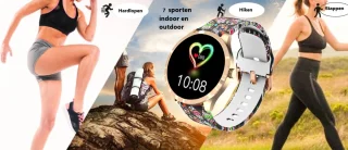Belesy BQSiRgSk Pro Skull Smartwatch Rose Goud