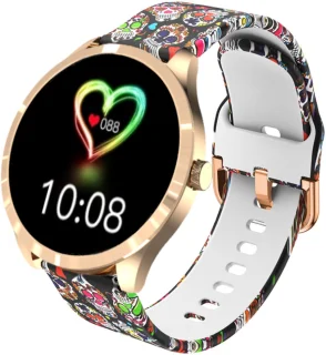 Belesy BQSiRgSk Pro Skull Smartwatch Rose Goud