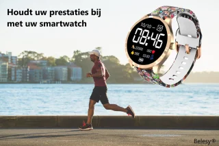 Belesy BQSiRgSk Pro Skull Smartwatch Rose Goud