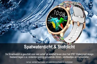 Belesy BQSiRgSk Pro Skull Smartwatch Rose Goud