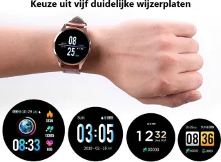 Belesy BQSiZiPk Limited Edition Smartwatch Zilver Roze