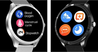 Belesy BQSiZiPp Pro Smartwatch Zilver Panterprint
