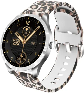 Belesy BQSiZiPp Pro Smartwatch Zilver Panterprint