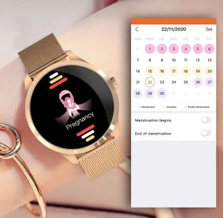 Belesy BQSiZiPp Pro Smartwatch Zilver Panterprint