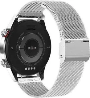 Belesy Contact Smartwatch Dames Heren Zilver Staal