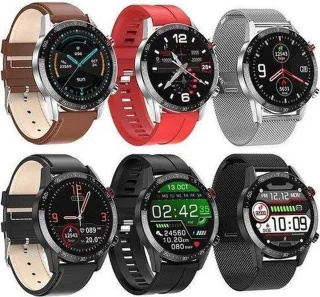 Belesy Contact Smartwatch Dames Heren Zilver Staal