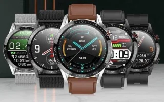 Belesy Contact Smartwatch Dames Heren Zilver Staal