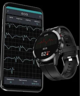 Belesy Contact Smartwatch Dames Heren Zilver Staal