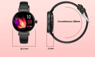 Belesy Dakota Smartwatch Dames en Heren Zilver Staal 1.04 inch AMOLED