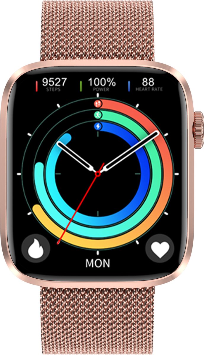 Belesy DATURA Smartwatch Goud Milanees