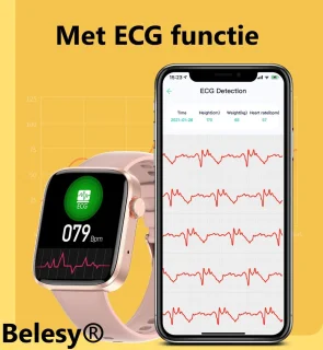 Belesy DATURA Smartwatch Goud Milanees
