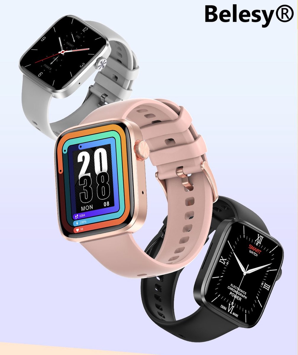 Belesy DATURA Smartwatch Goud Milanees