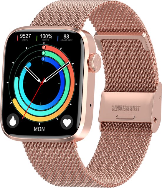 Belesy DATURA Smartwatch Goud Milanees