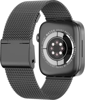 Belesy DATURA Smartwatch Zwart Milanees
