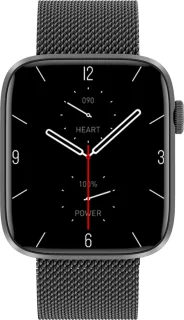 Belesy DATURA Smartwatch Zwart Milanees