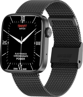 Belesy DATURA Smartwatch Zwart Milanees