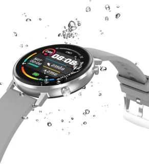Belesy Eighteen Smartwatch Milanees Staal Goud