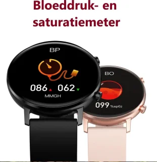 Belesy Eighteen Smartwatch Milanees Staal Goud