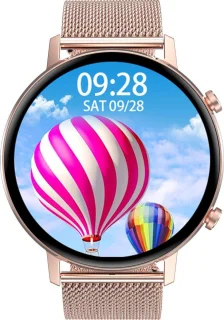 Belesy Eighteen Smartwatch Milanees Staal Goud