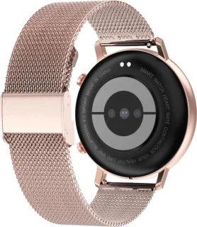 Belesy Eighteen Smartwatch Milanees Staal Goud