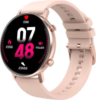 Belesy Eighteen Smartwatch Milanees Staal Goud