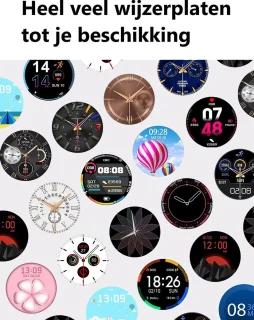 Belesy Eighteen Smartwatch Milanees Staal Goud