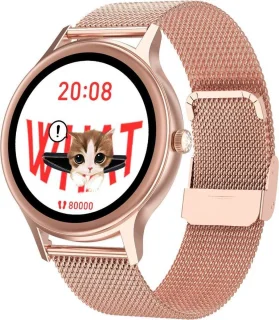 Belesy Graceful Smartwatch Dames Staal Goud