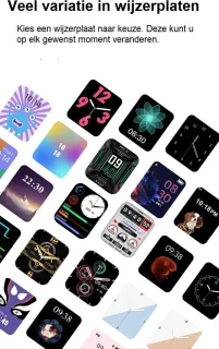 Belesy HEAVEN Smartwatch Zwart 1.85"