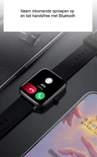 Belesy HEAVEN Smartwatch Zwart 1.85"