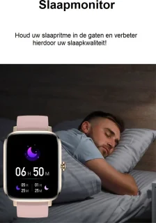 Belesy HEAVEN Smartwatch Zwart 1.85"