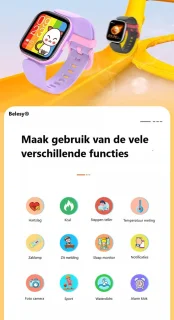 Belesy Humble Kinder Smartwatch Paars Siliconen