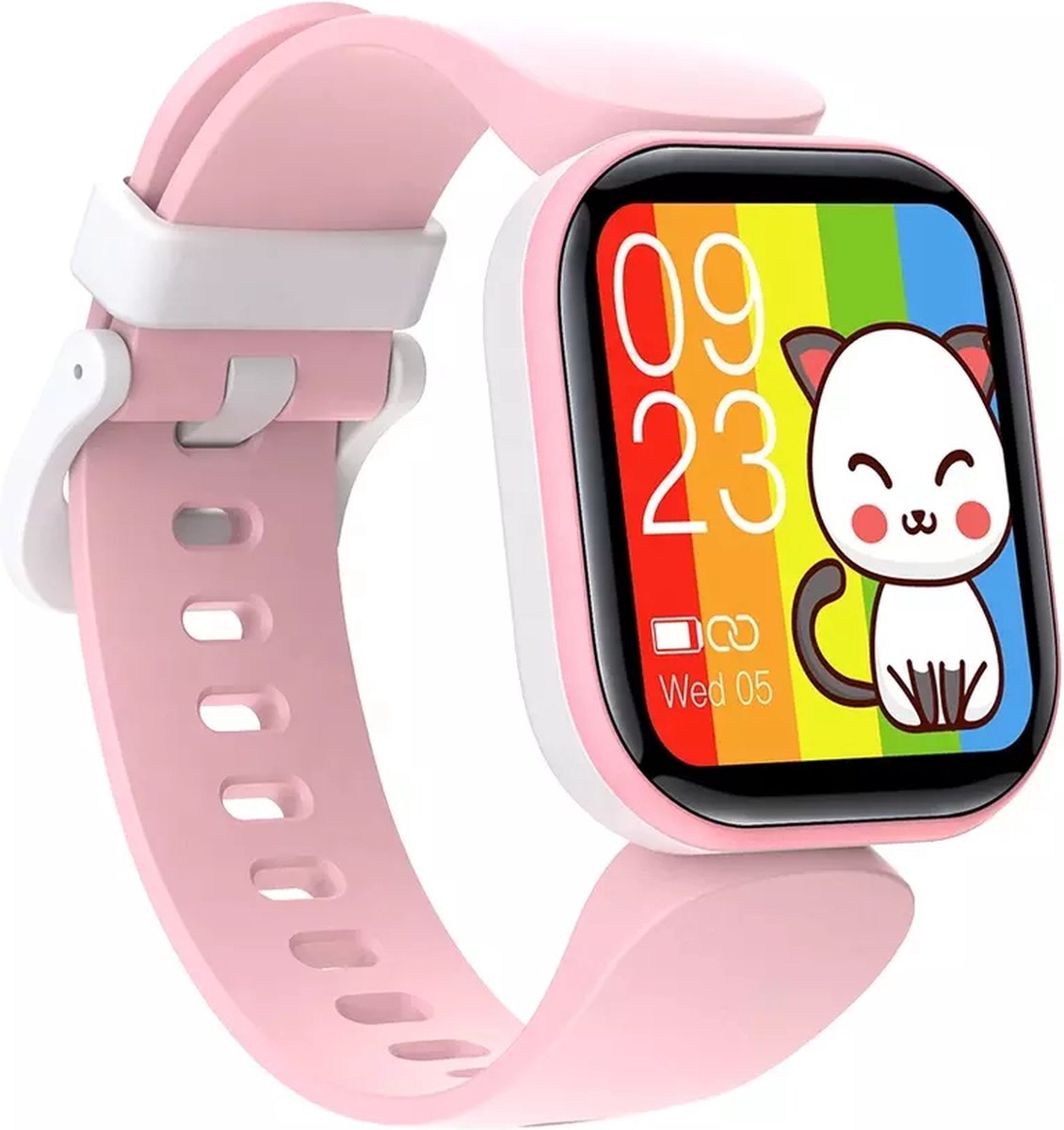 Wat vinden we goed aan de Belesy Humble Smartwatch Kinder Roze Siliconen