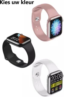Belesy Immune Smartwatch Zwart Siliconen 1.54 inch