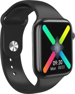 Belesy Immune Smartwatch Zwart Siliconen 1.54 inch