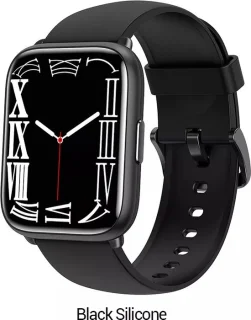Belesy® LAOS Smartwatch – Unisex – Zwart siliconen
