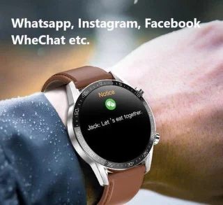 Belesy Link Smartwatch Unisex Zilver Siliconen 1.4 inch