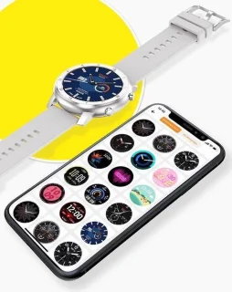 Belesy LOVE Smartwatch Milanees Staal Zilver