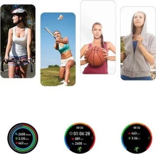 Belesy LOVE Smartwatch Milanees Staal Zilver